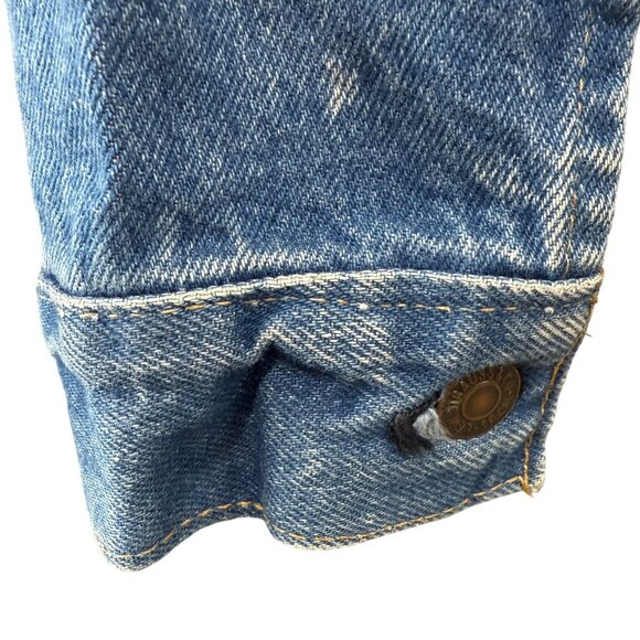 Vintage Levis Strauss & Co. 70505 Denim Trucker Jacket Made In USA Size 36 Small - Picture 11 of 11